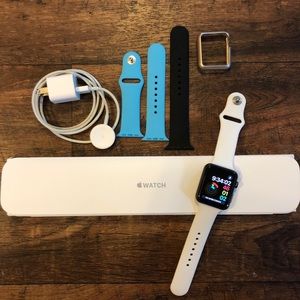 Apple iWatch 42mm Series 1 SpGr & Accessories
